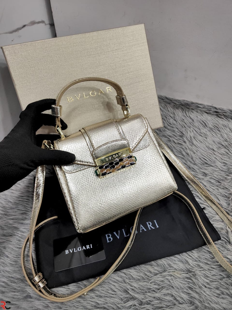 Bvlgari Serpenti Forever Medium Top Handle Bag