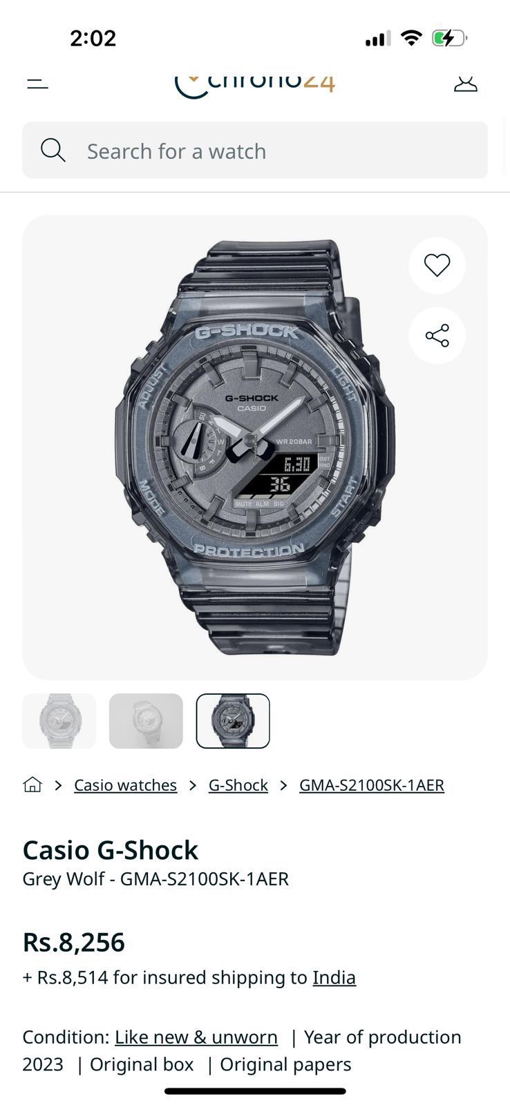 Casio G-Shock GMA-2100