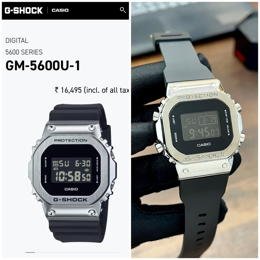 Casio G-Shock G-Steel GM-5600 Black