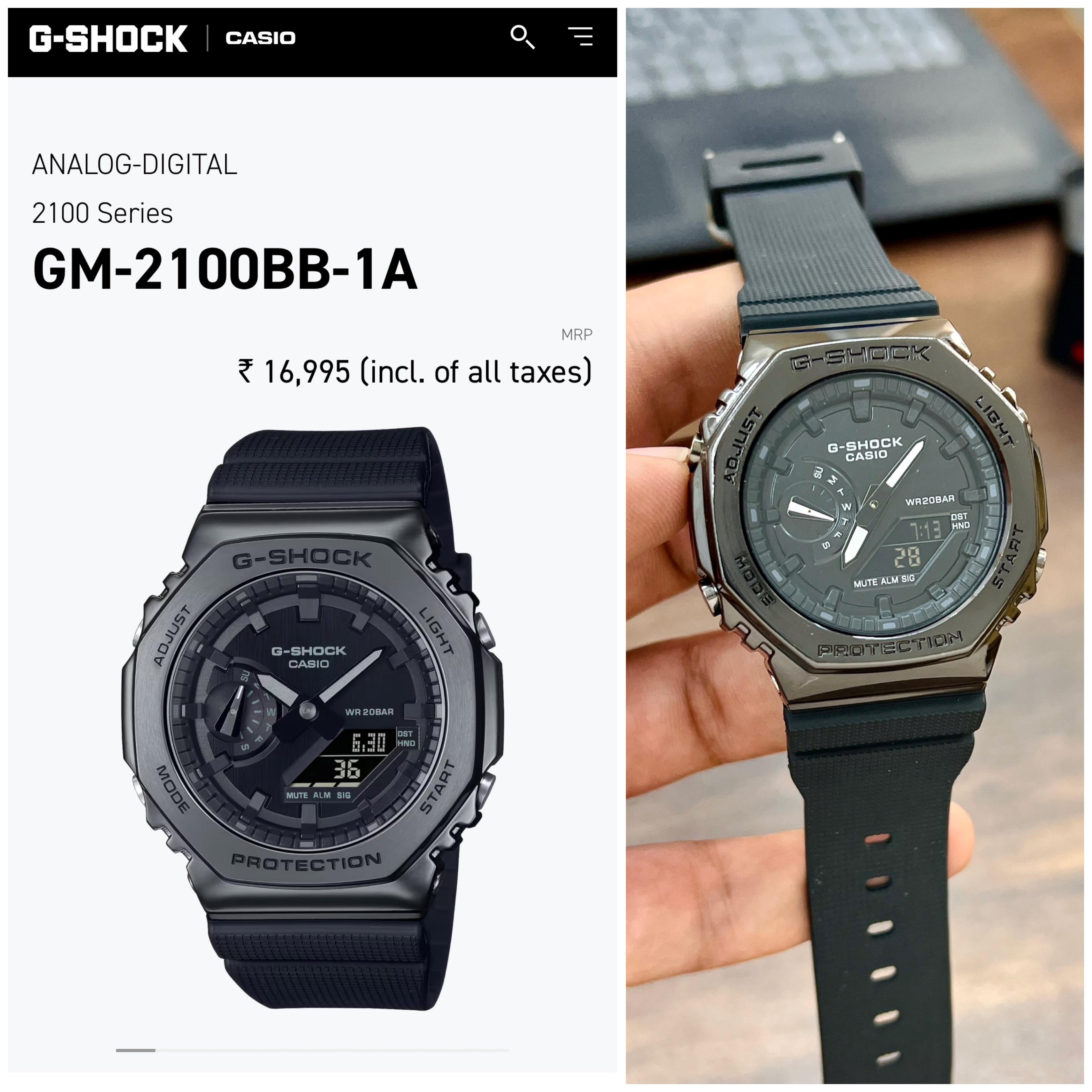 G-Shock Metal Clad GM-2100
