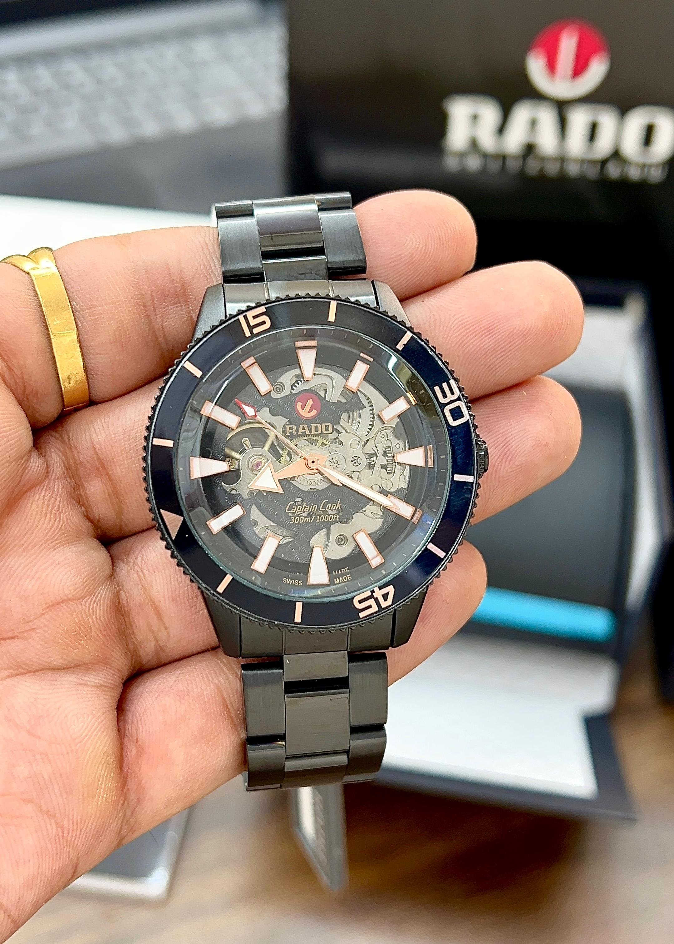 Rado Captain Cook Full Automatic Open Heart Watch