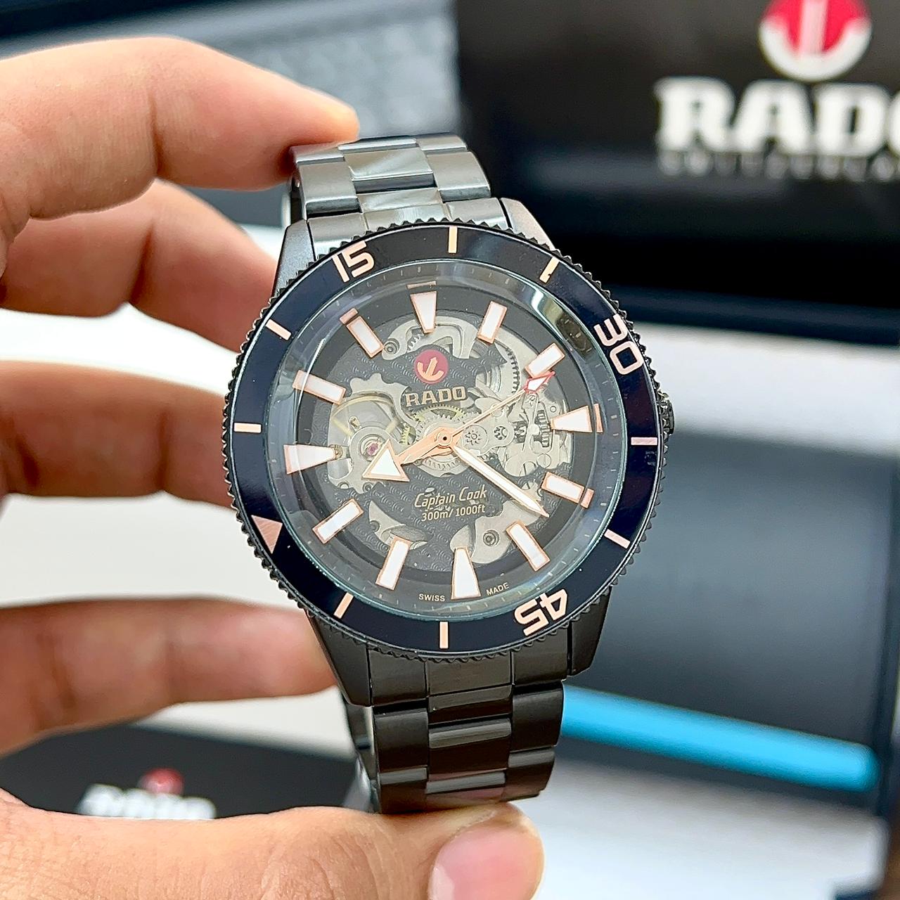 Rado Captain Cook Full Automatic Open Heart Watch