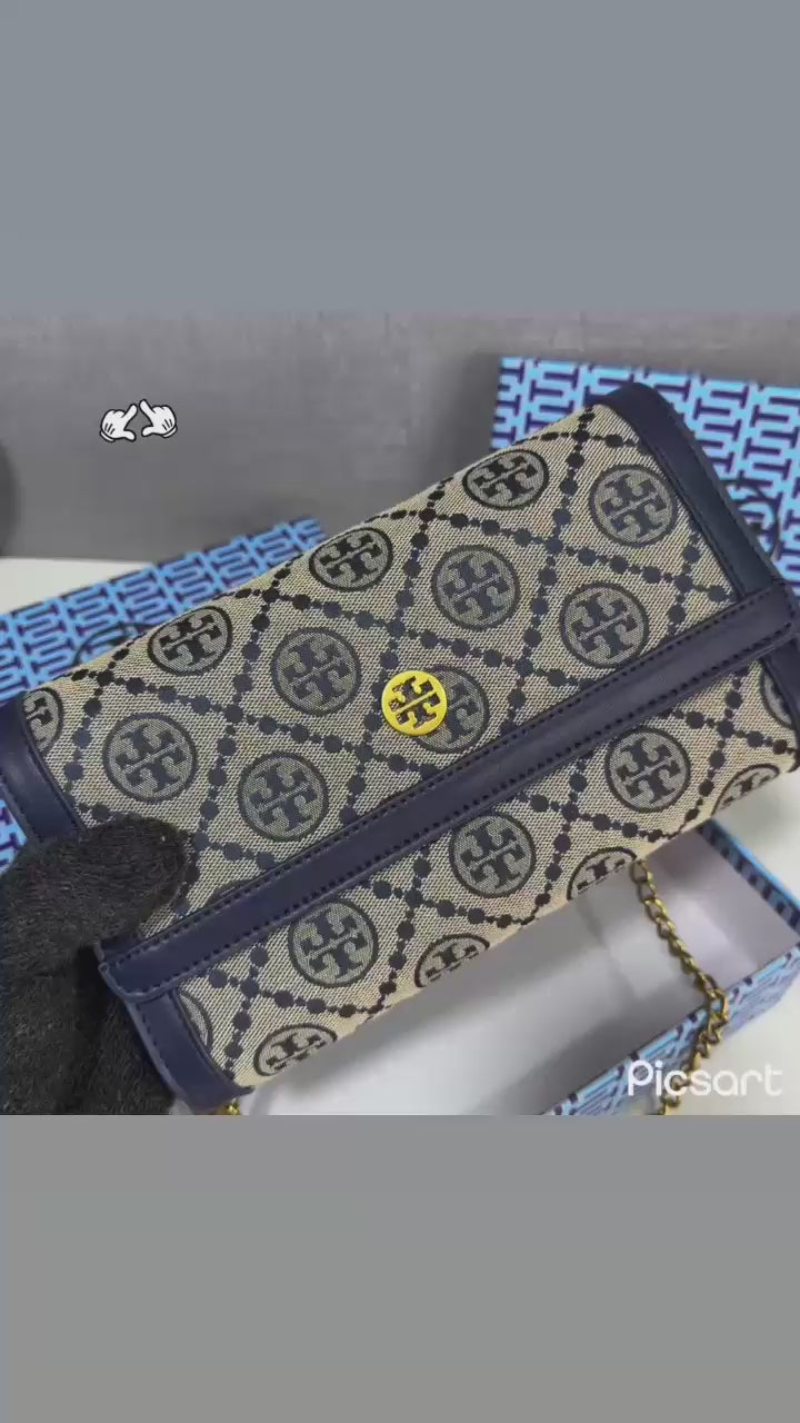 Tory Burch Monogram Jacquard Crossbody
