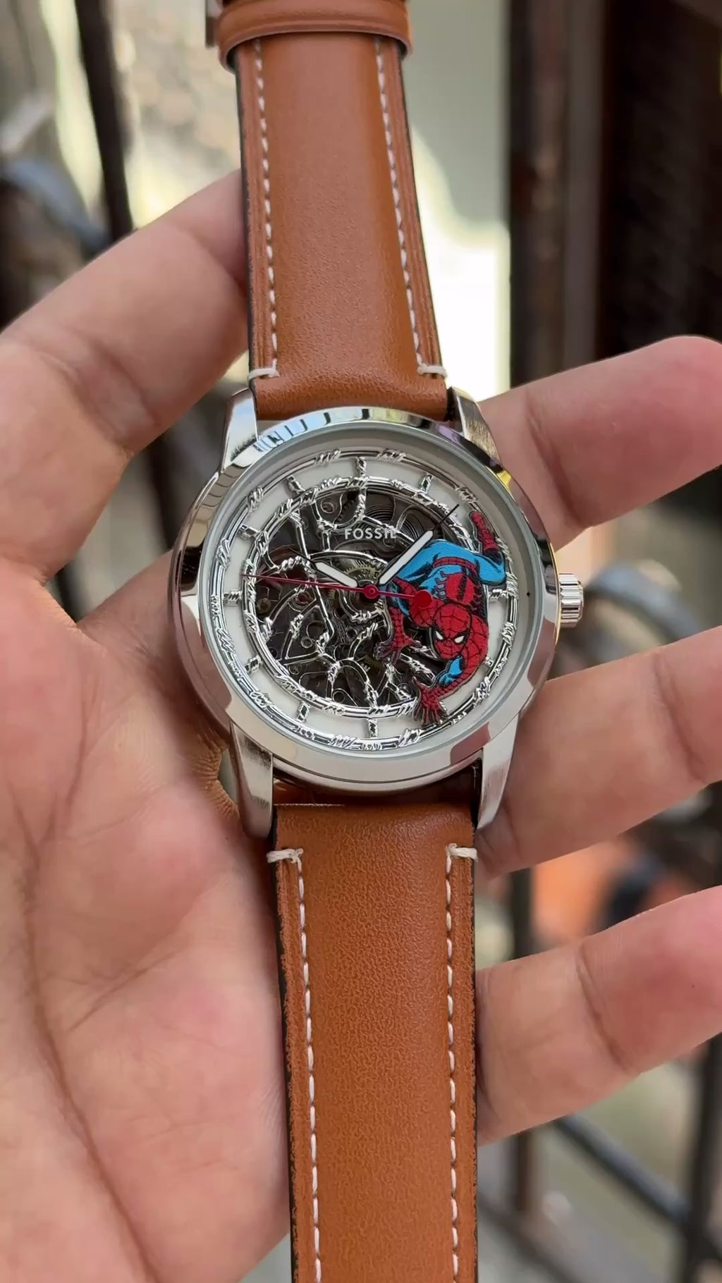 Fossil Spider-Man Skeleton Automatic