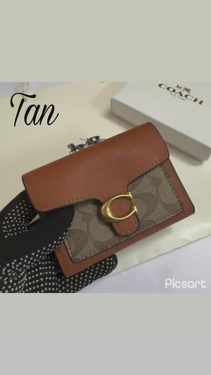 Coach Trifold Mini Wallet
