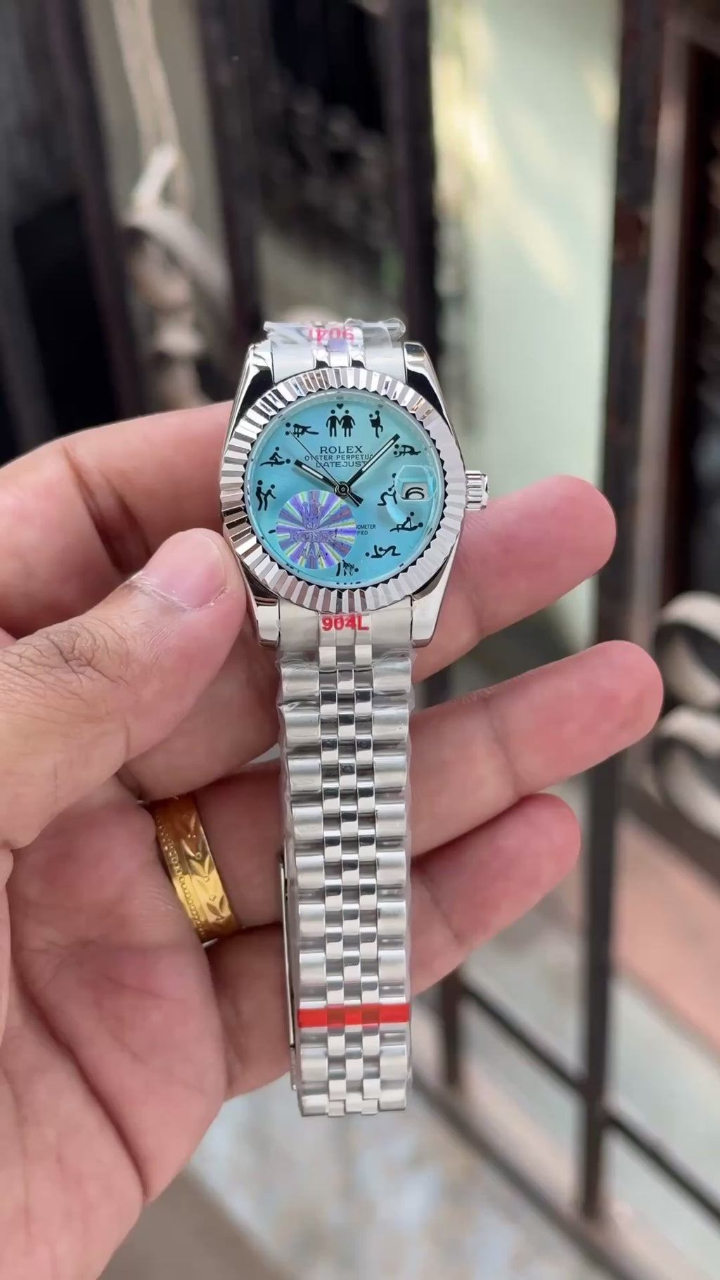 Rolex Tiffany Blue Couple Watch