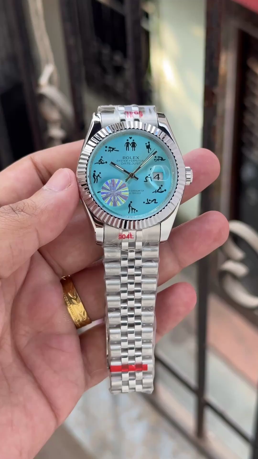 Rolex Tiffany Blue Couple Watch