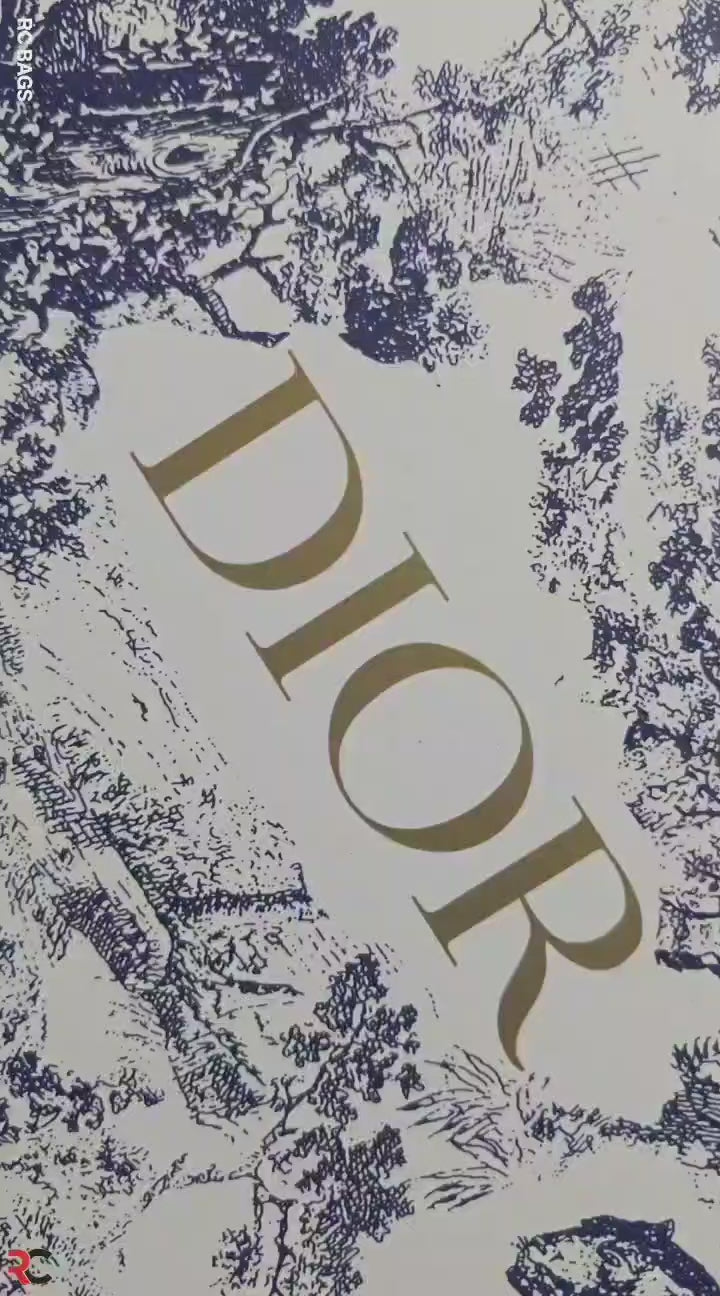 Christian Dior Denim Saddle Shoulder Bag