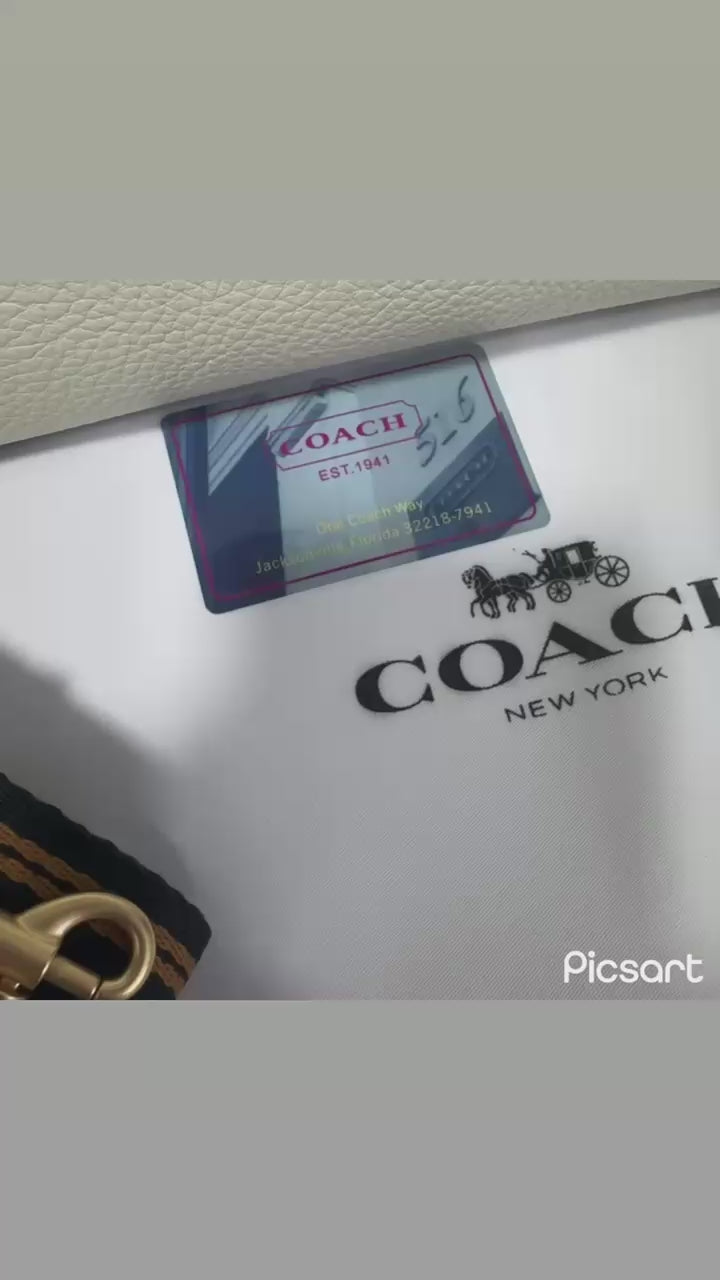 Coach Chalk Multi Badge Field 30 Tote Bag