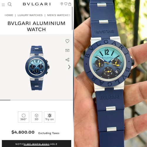 Bvlgari Aluminium Watch Special Edition