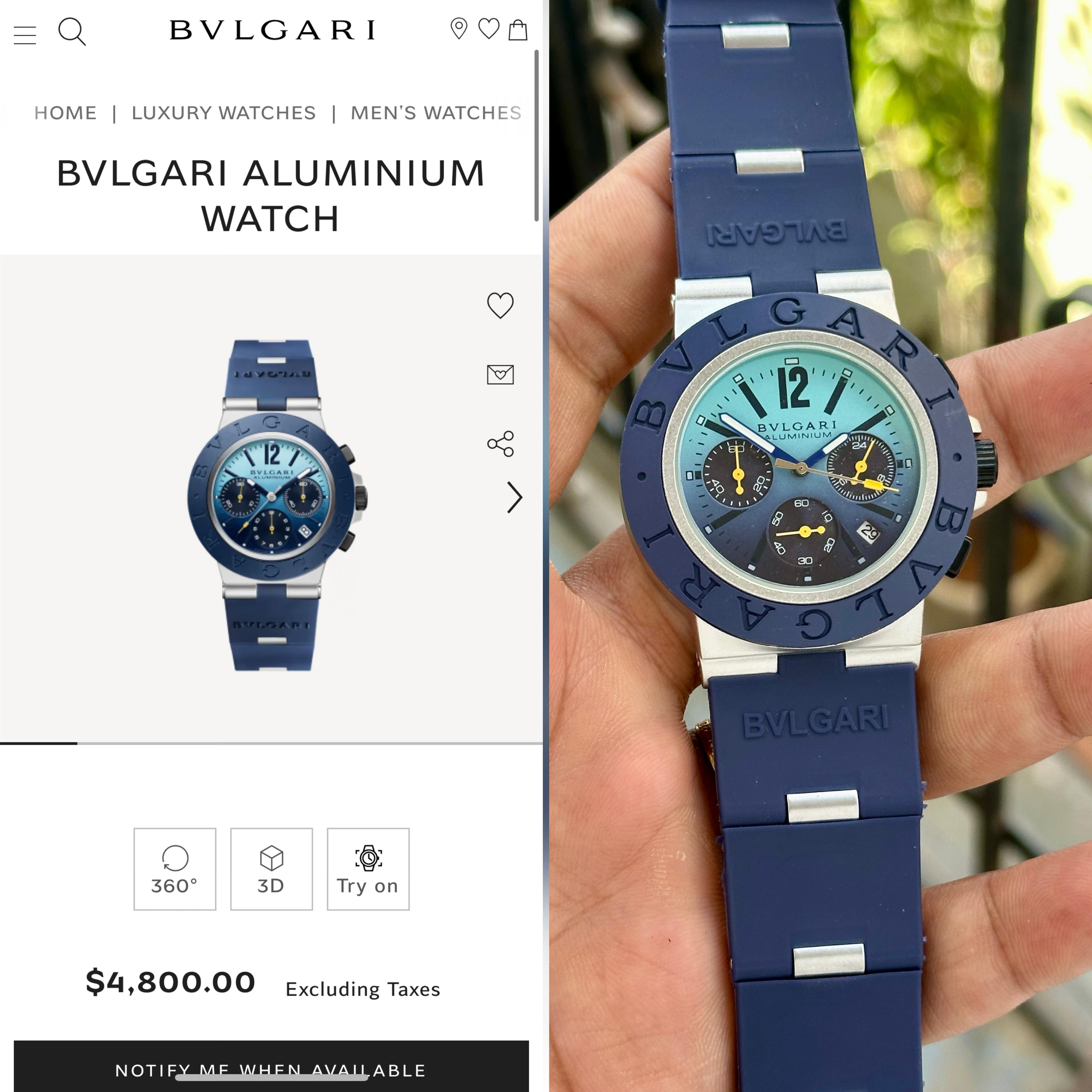 Bvlgari Aluminium Watch Special Edition