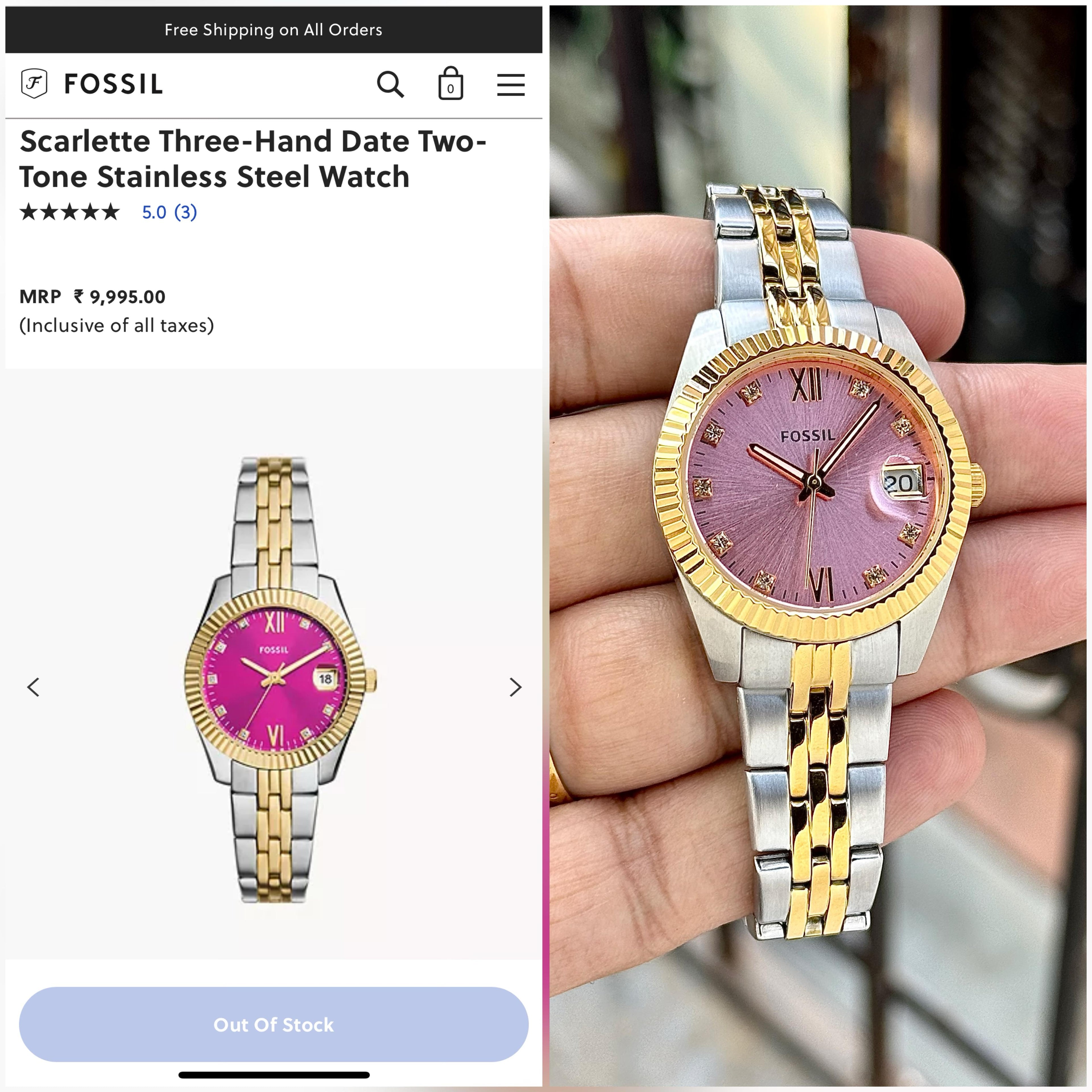 Fossil Scarlette Collection
