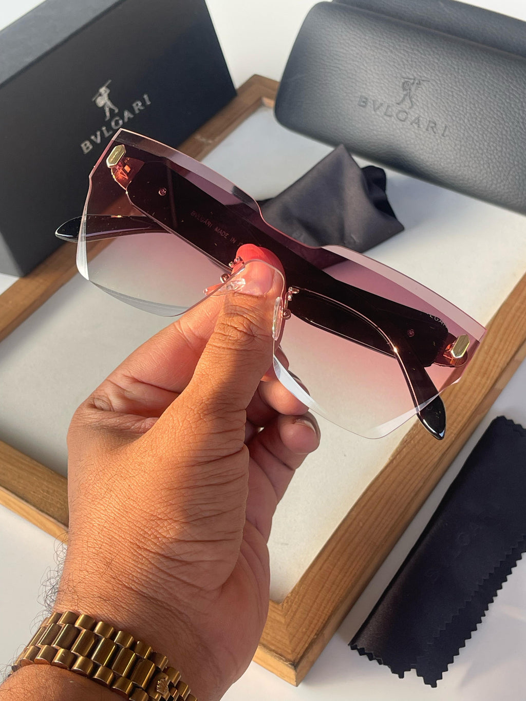 Bvlgari Unisex Sunglasses