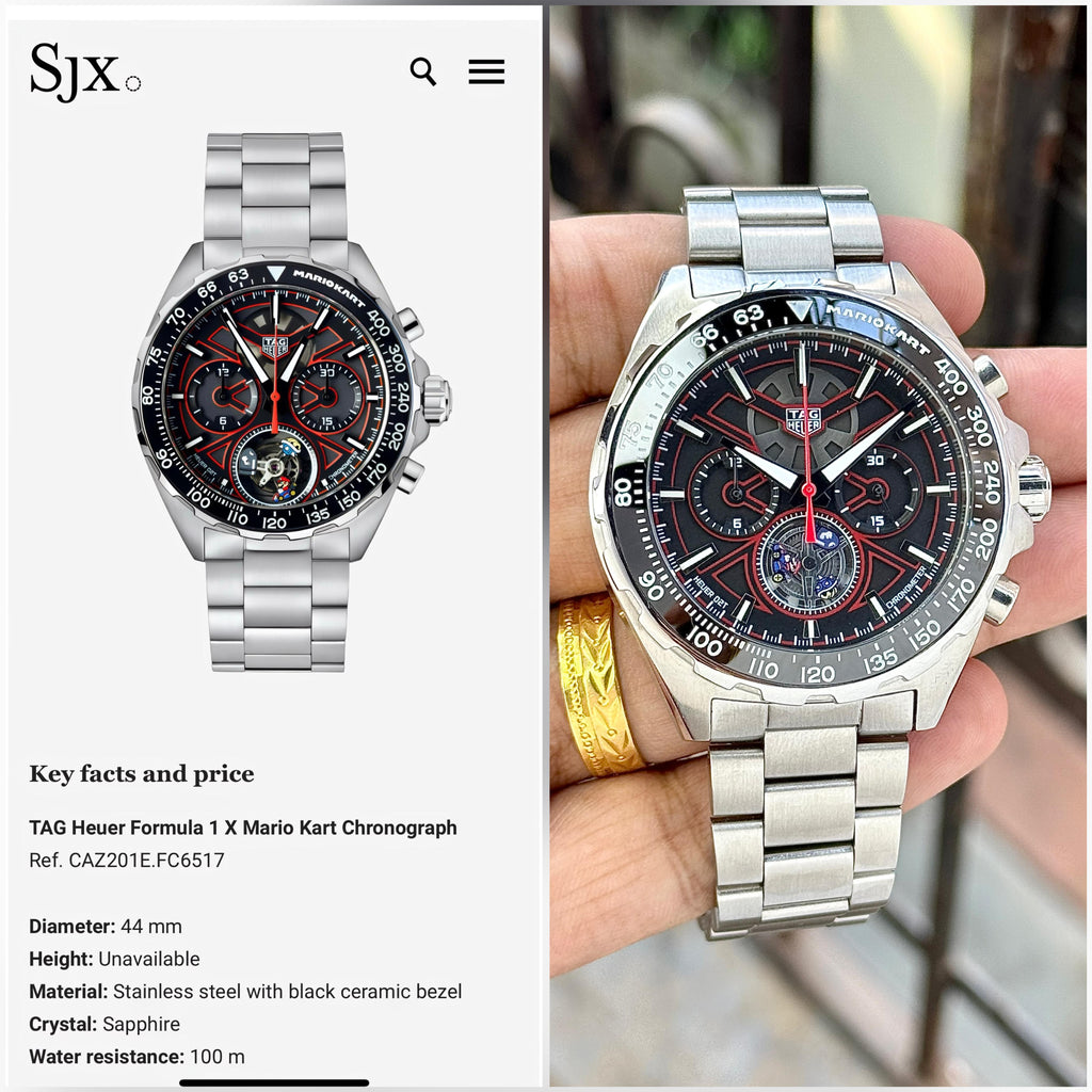 Tag Heuer Mario kart Formula 1 Chronograph