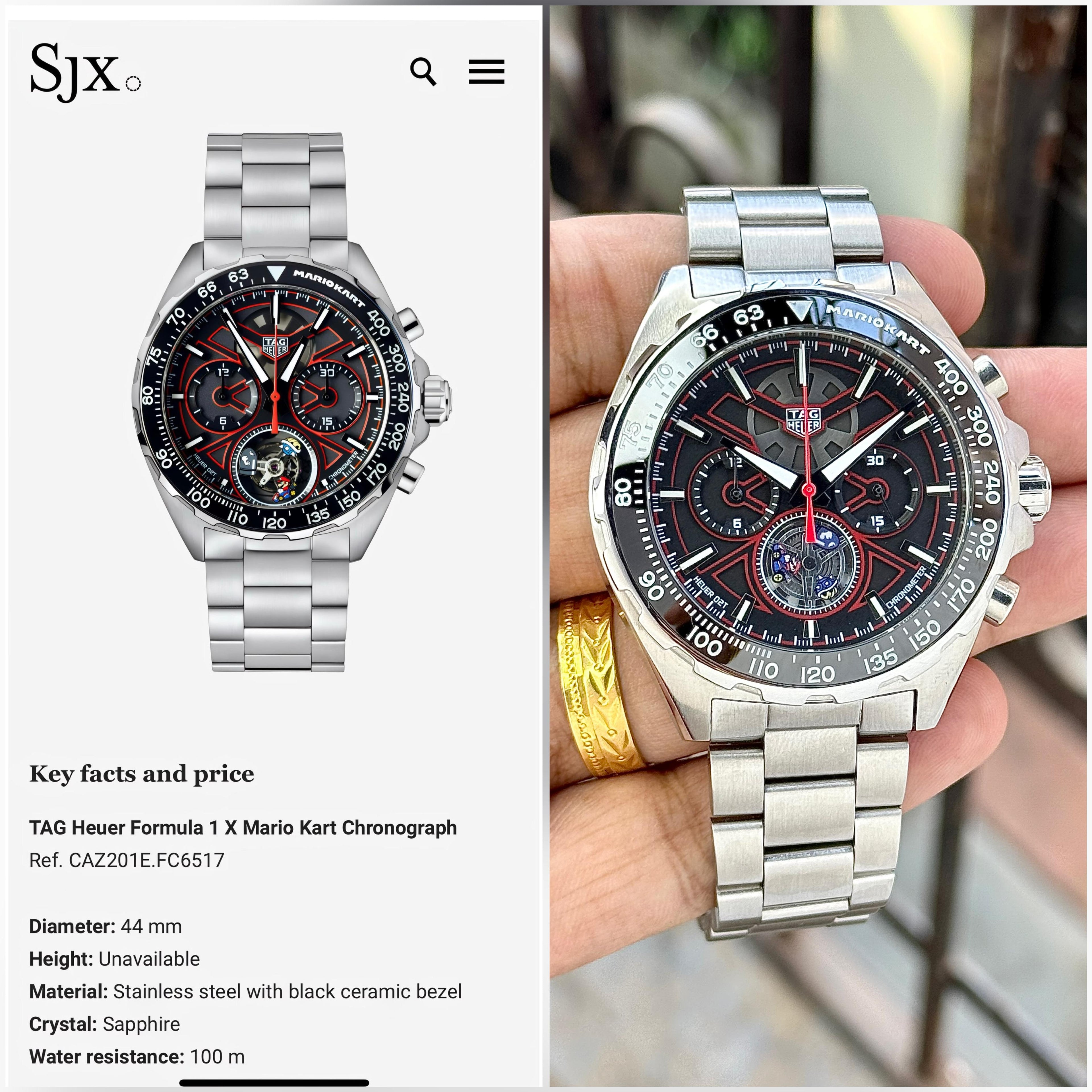 Tag Heuer Mario kart Formula 1 Chronograph