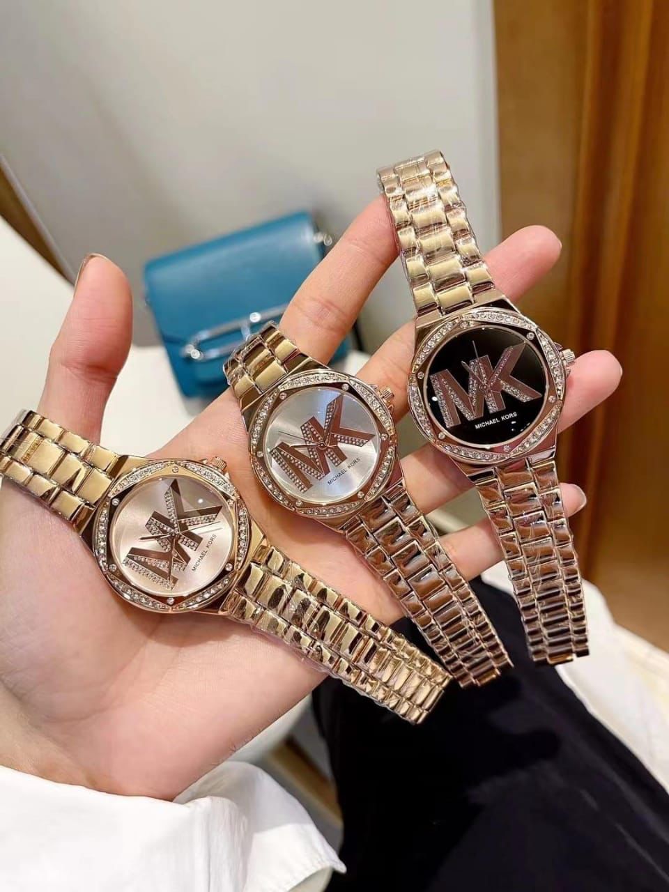 Michael Kors Lennox Pave Logo