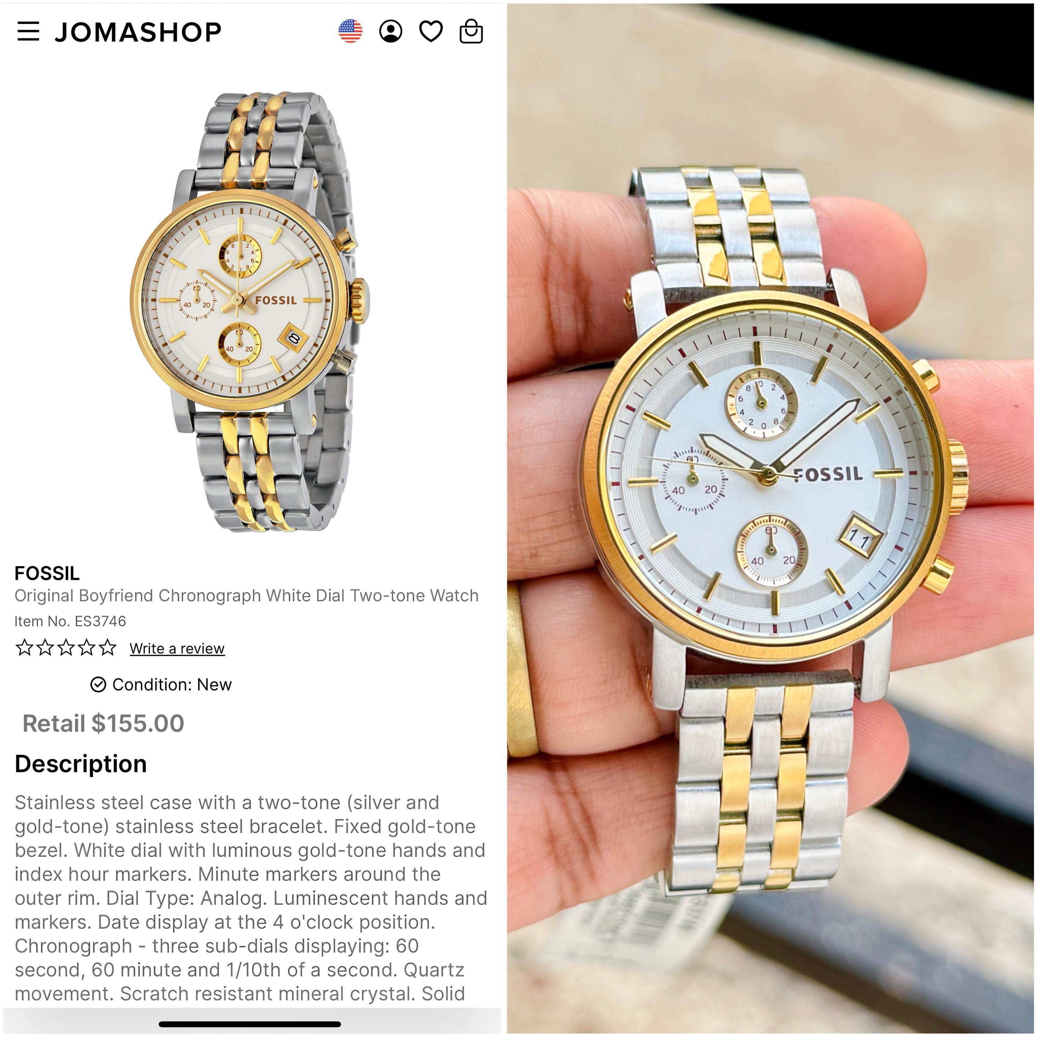 Fossil Original Boyfriend Chronograph