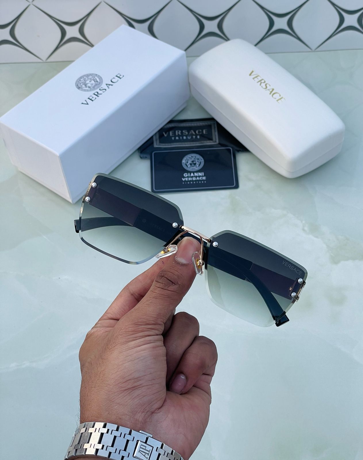 Versace Unisex Sunglasses