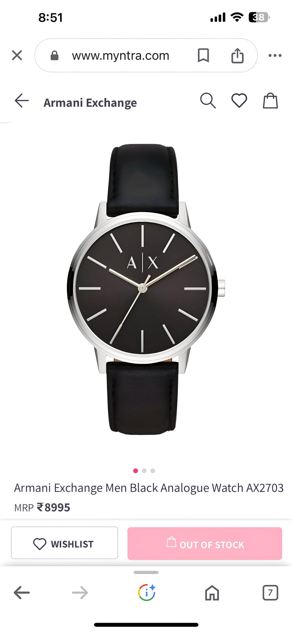 Armani Exchange AX2703