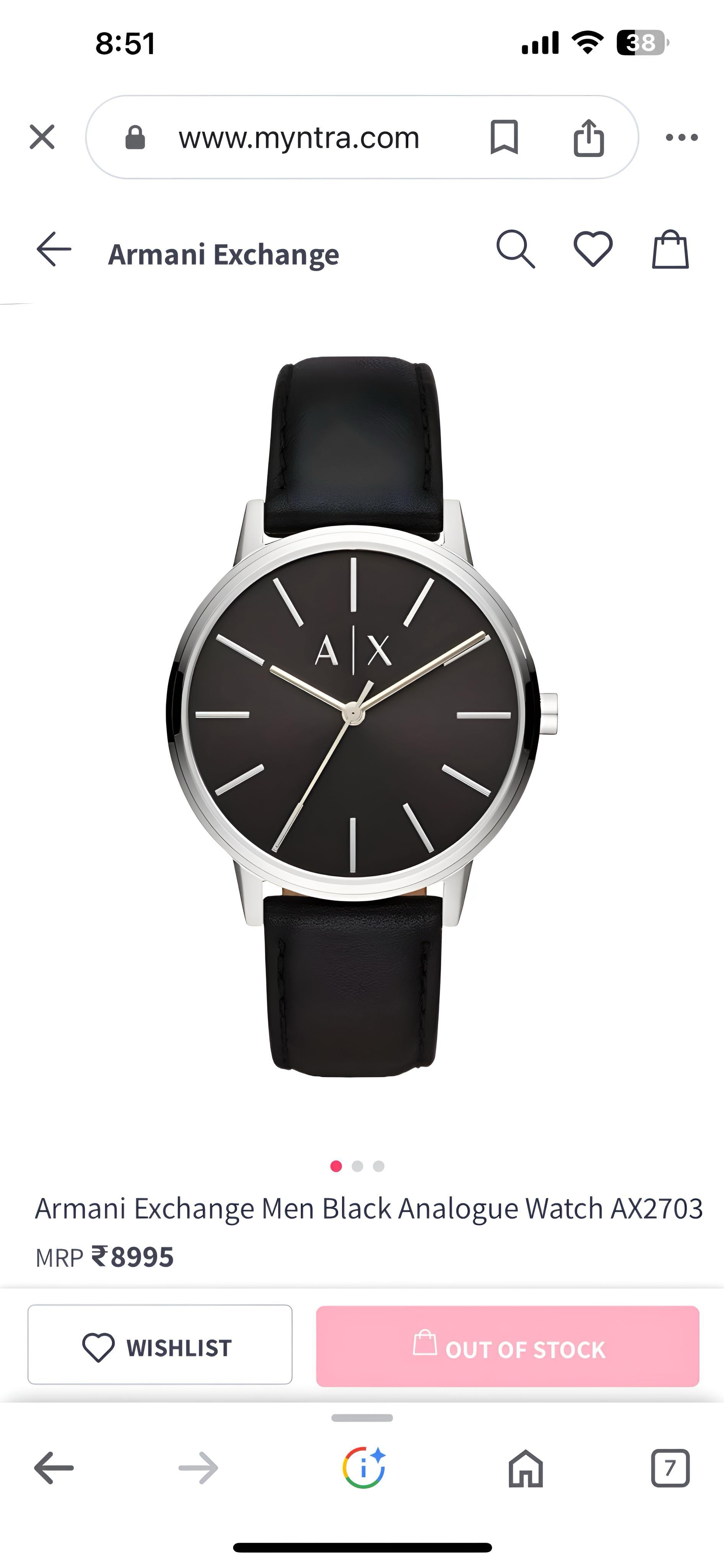Armani Exchange AX2703