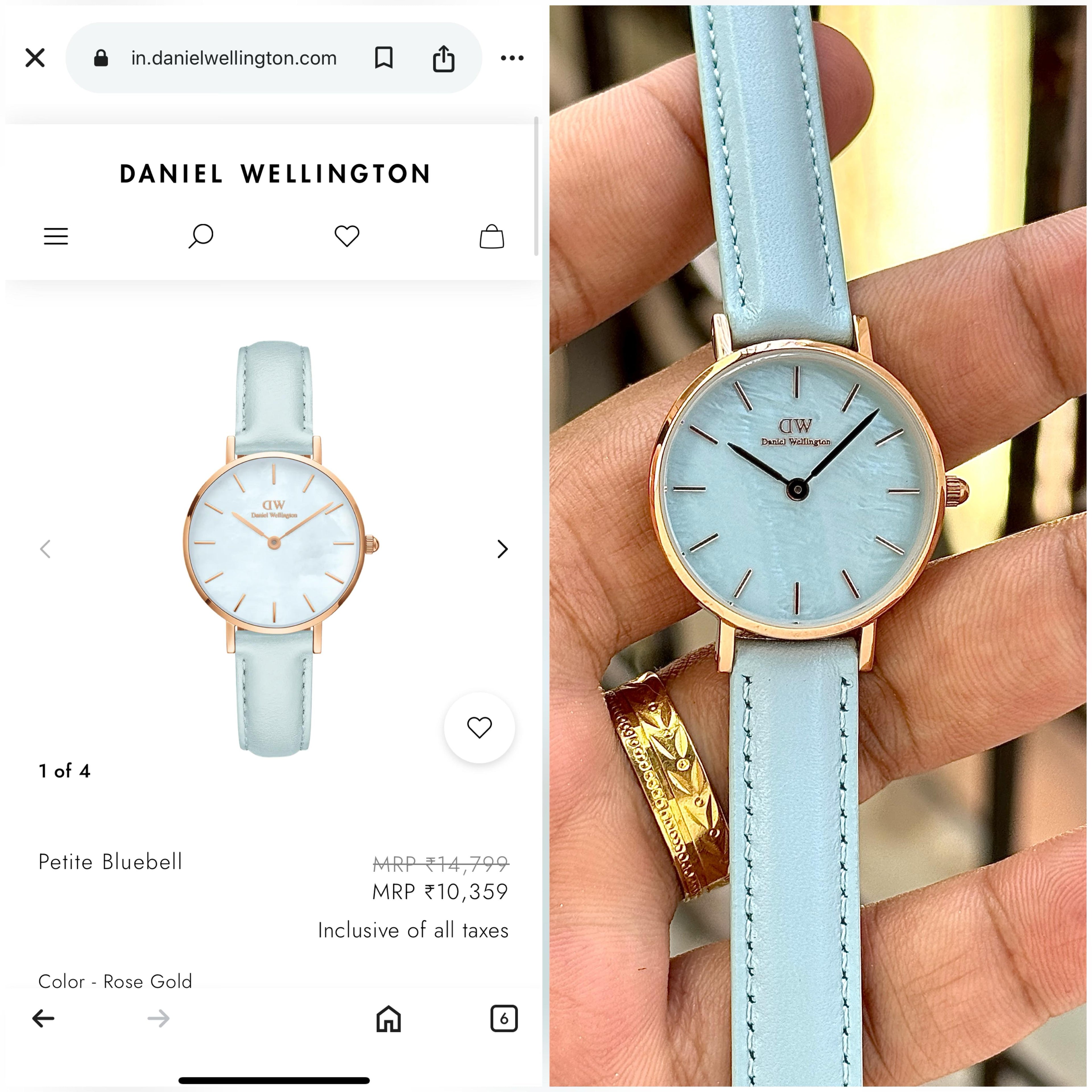 Daniel Wellington Petite Bluebell