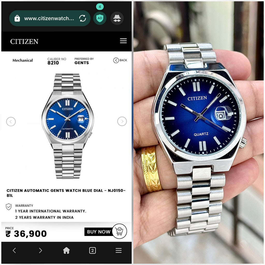 Citizen Silver Tsuyosa