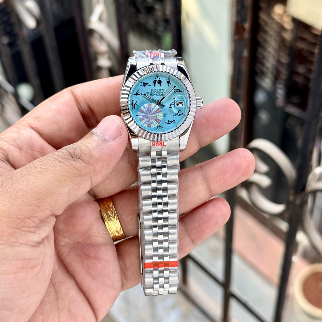 Rolex Tiffany Blue Couple Watch