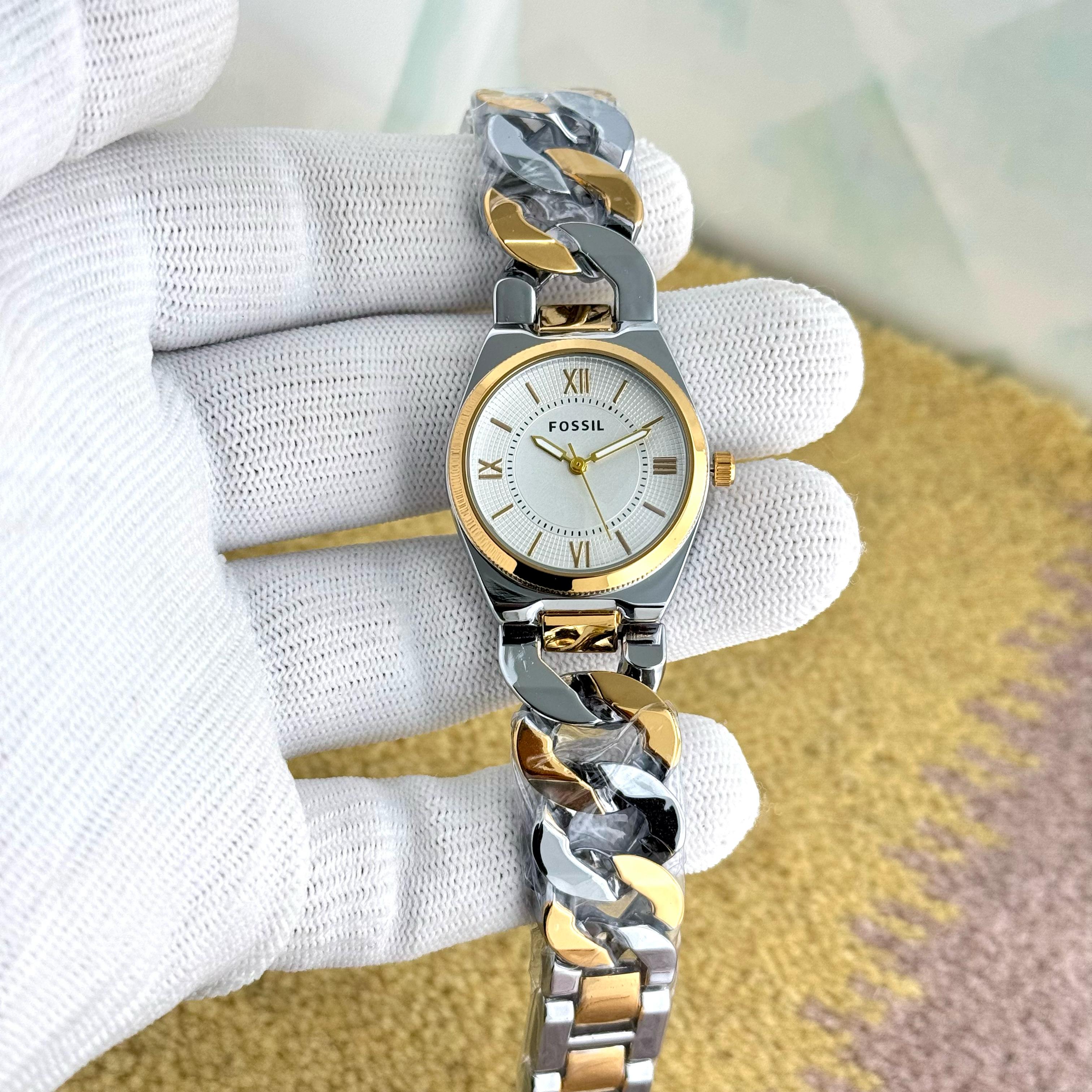 Fossil Chain Link Bracelet