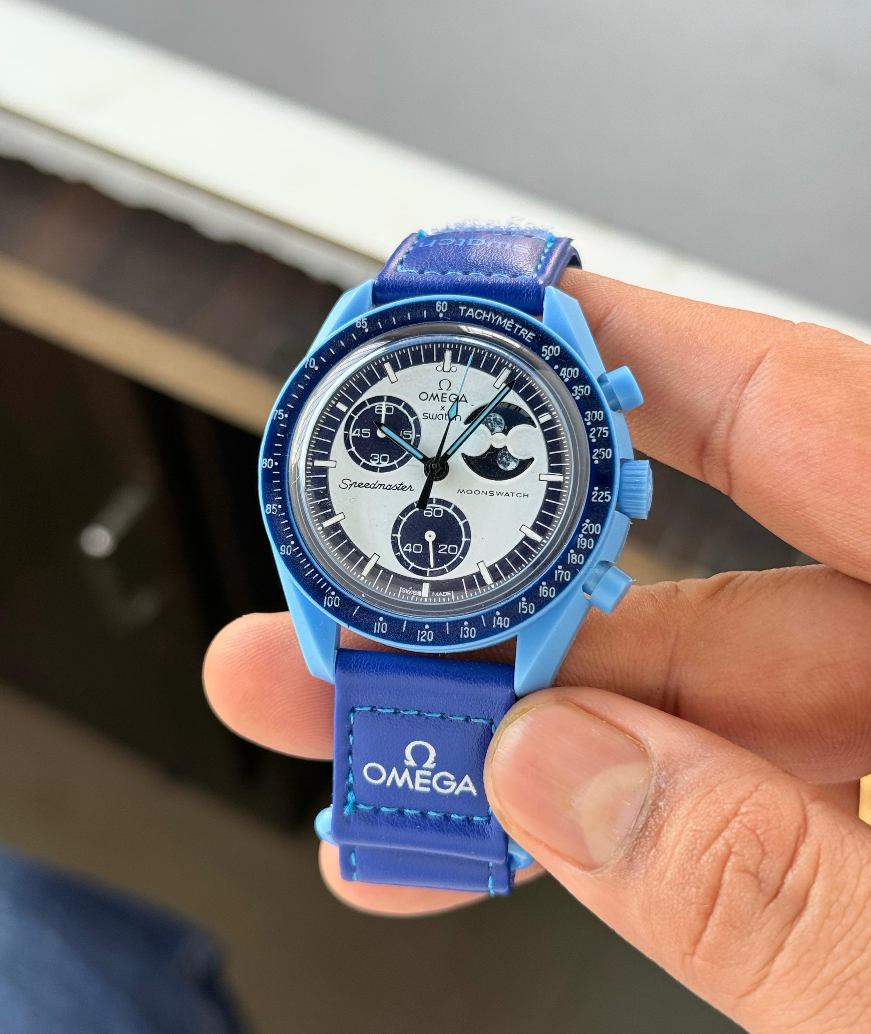 Omega Bioceramic Moonswatch Mission to the Super Blue Moonphase
