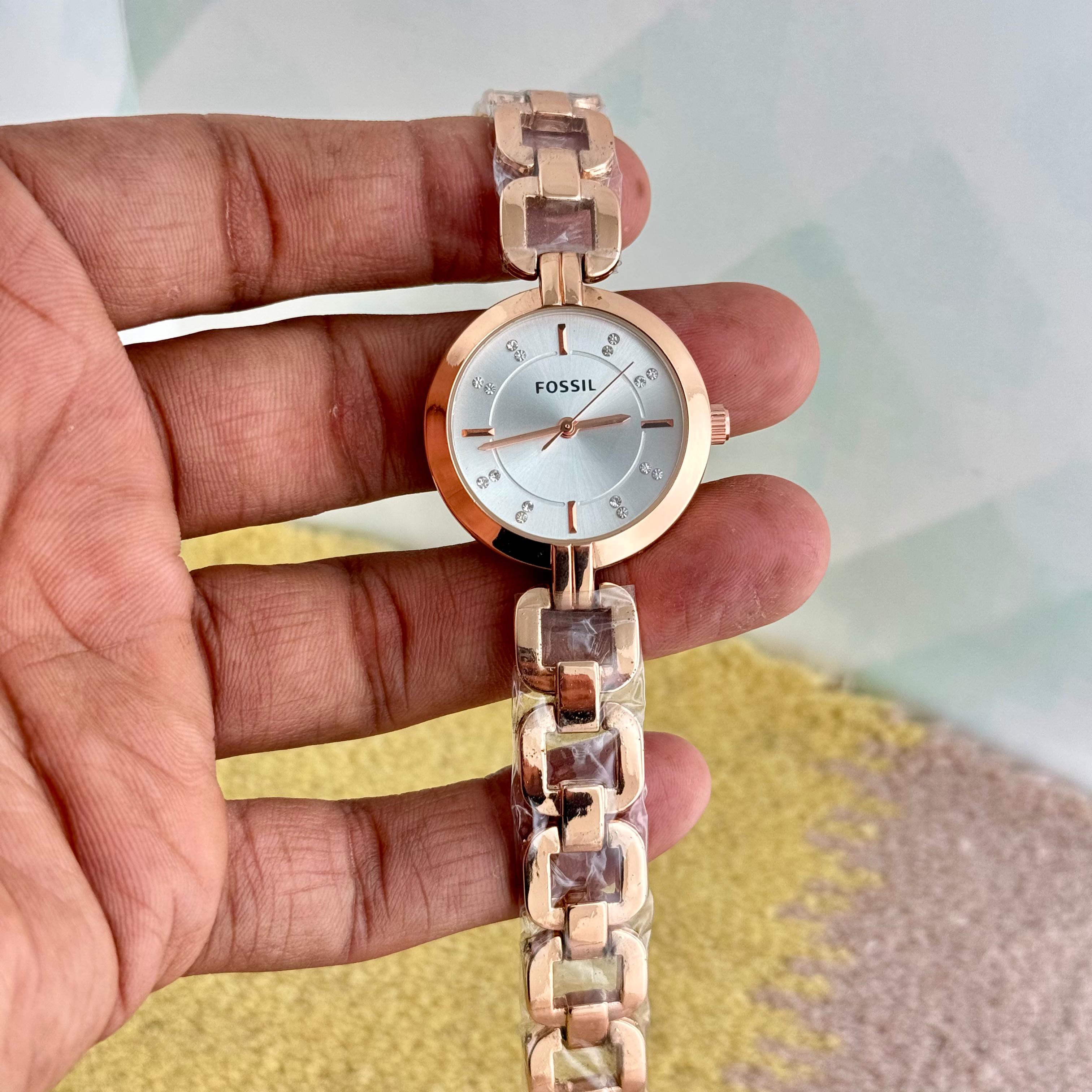 Fossil Kerrigan Three-Hand Gold-Tone