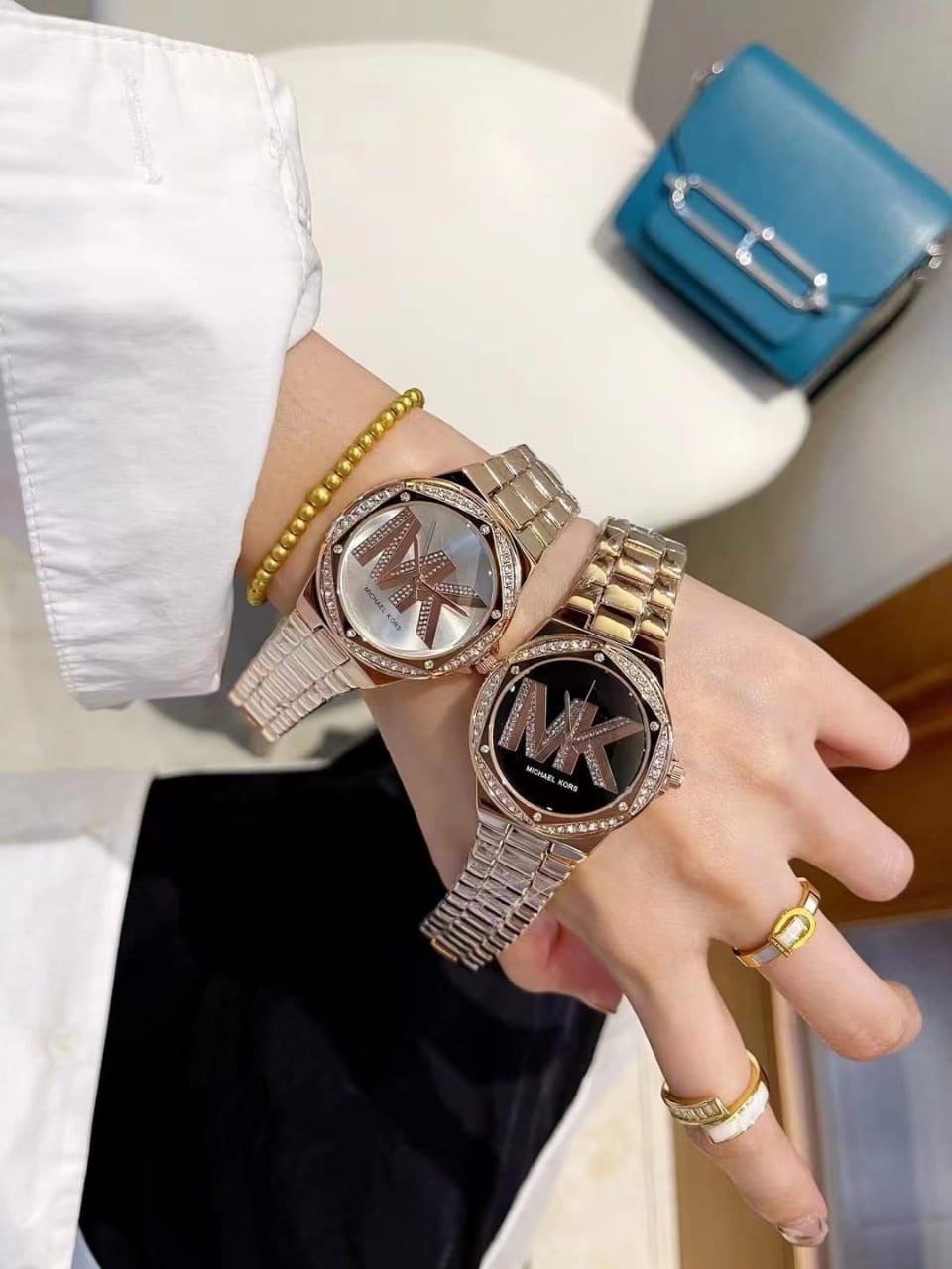 Michael Kors Lennox Pave Logo