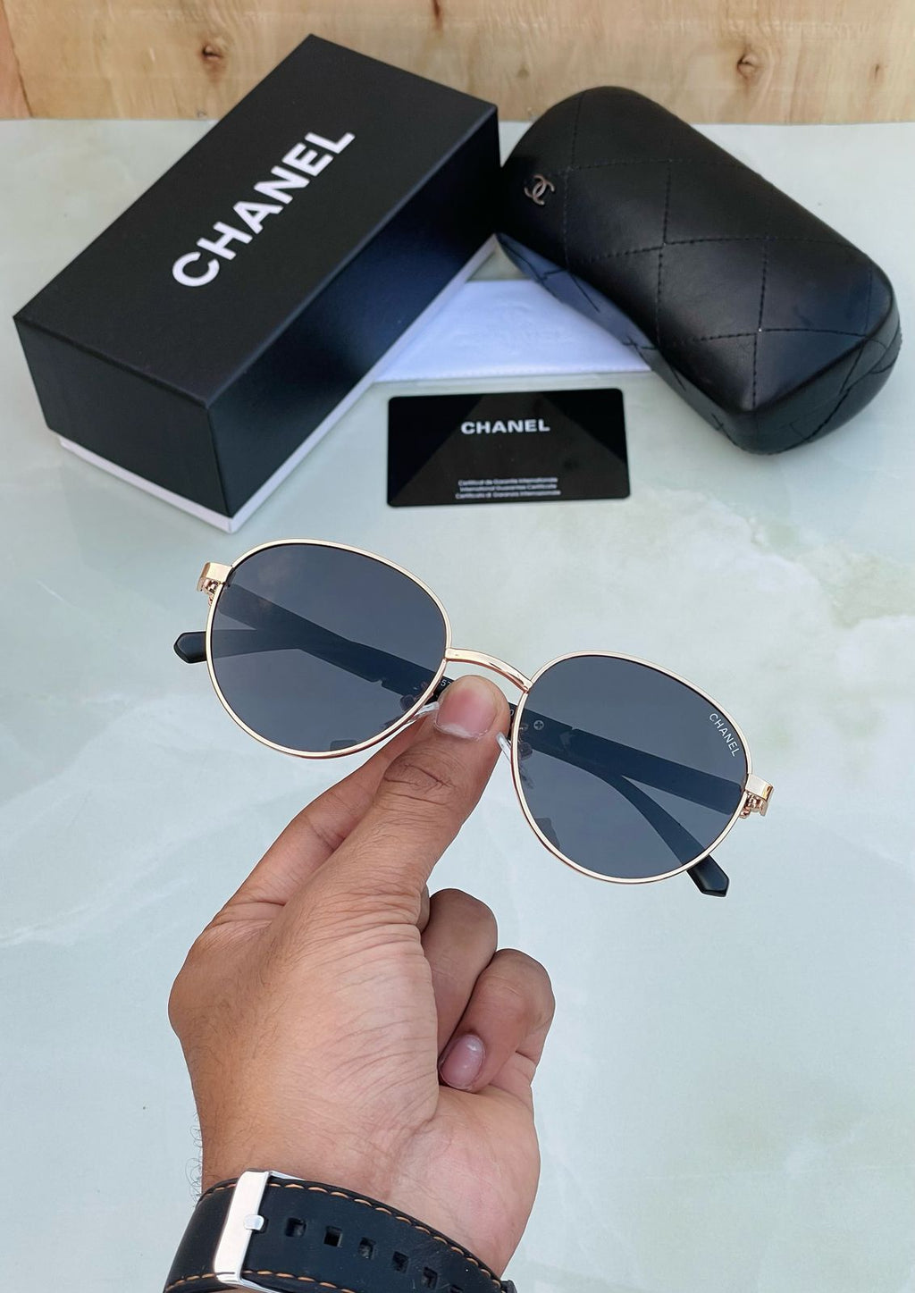 Chanel Unisex Sunglasses