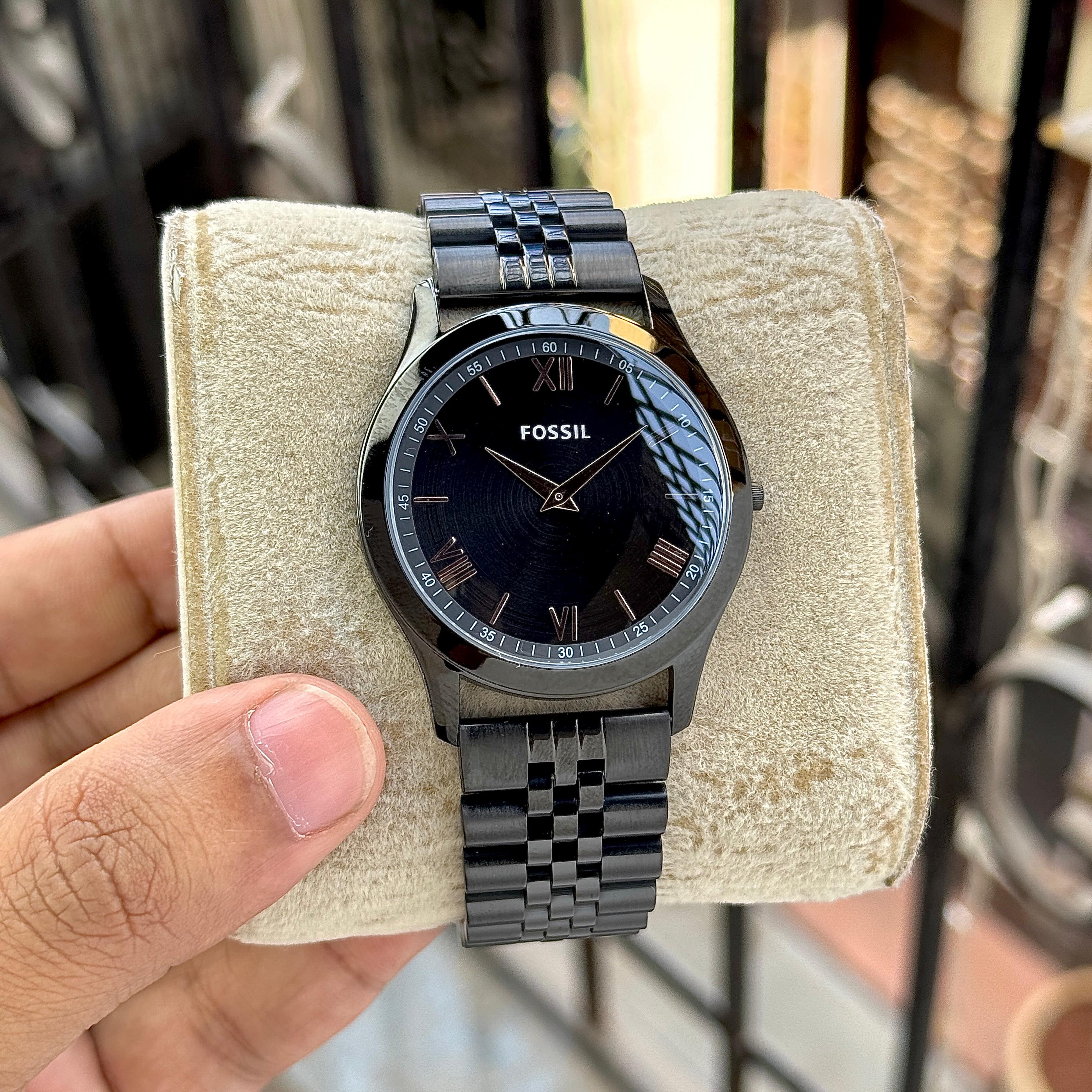 Fossil Clear Black Slim Series