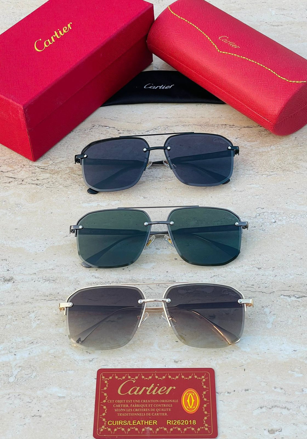 Cartier Unisex Sunglasses