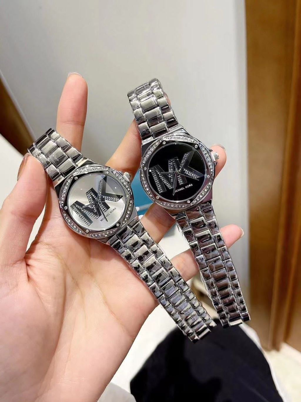 Michael Kors Lennox Pave Logo