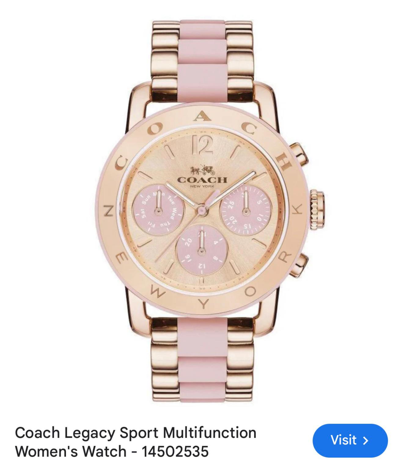 Coach Legacy Sports Chronograph