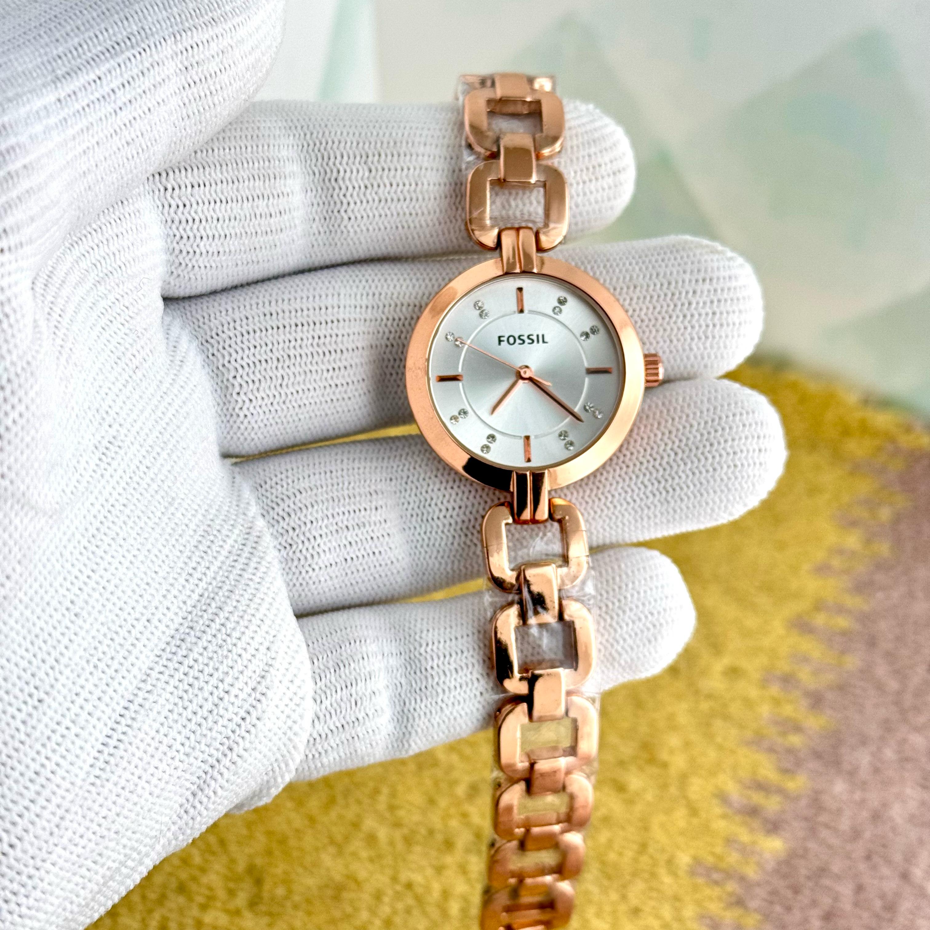 Fossil Kerrigan Three-Hand Gold-Tone