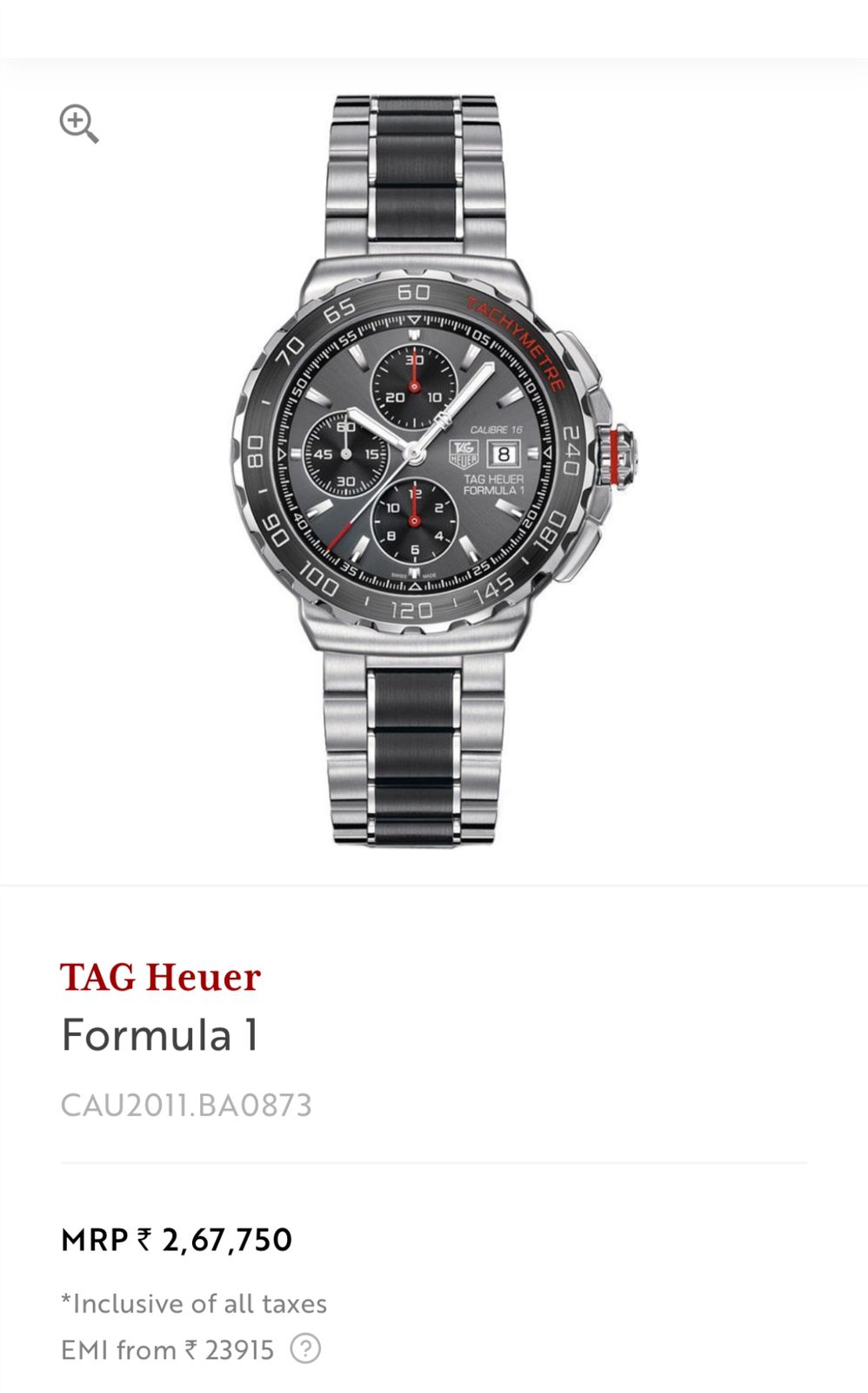 Tag Heuer Gulf Edition Formula 1