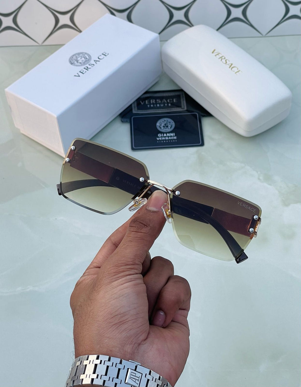 Versace Unisex Sunglasses