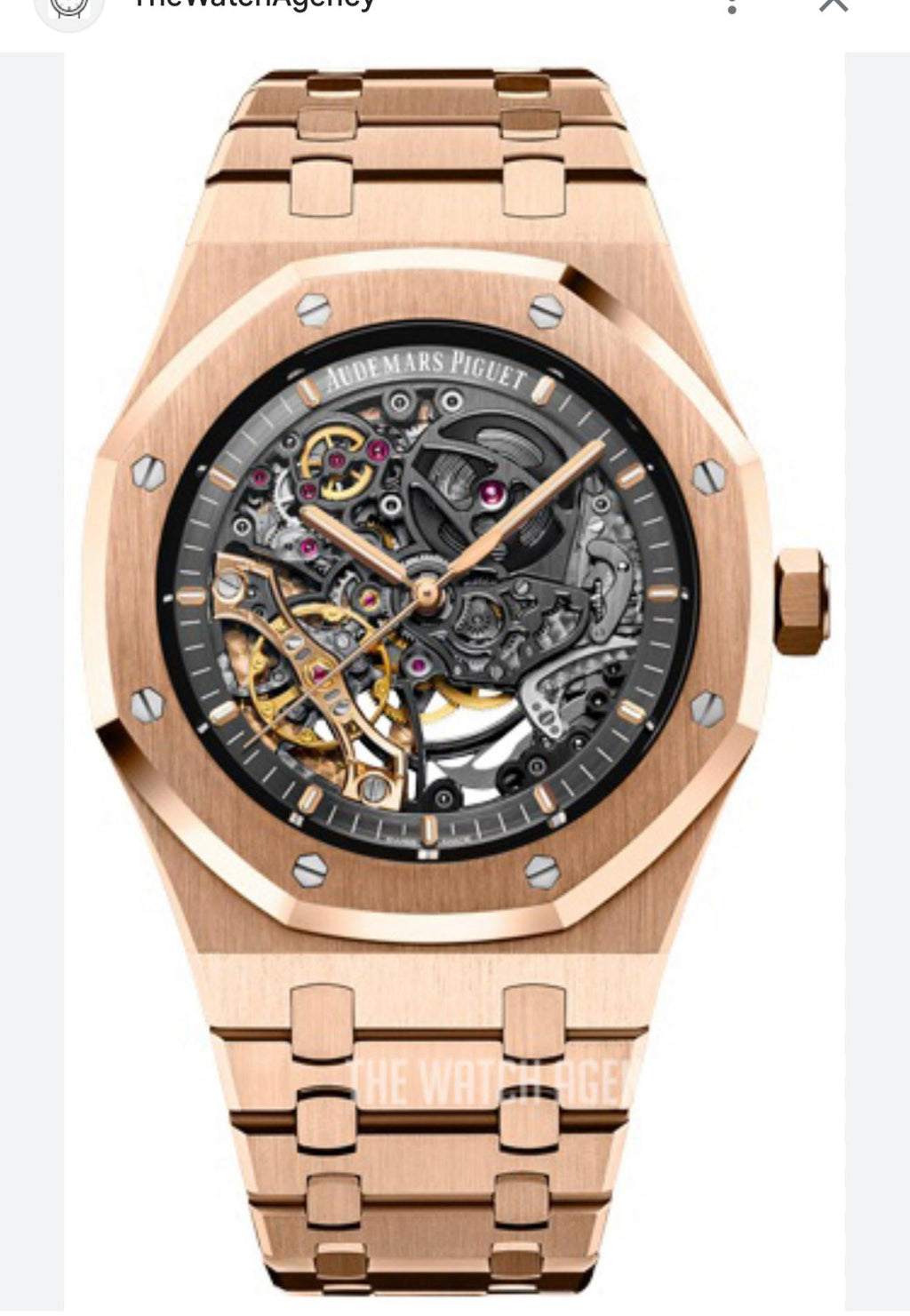 Audemars Piguet Royal Oak Skeleton Salmon