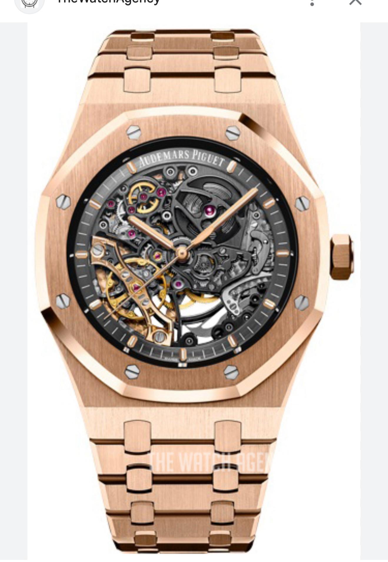 Audemars Piguet Royal Oak Skeleton Salmon