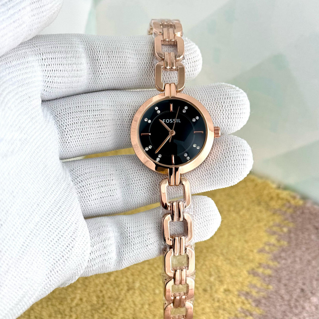 Fossil Kerrigan Three-Hand Gold-Tone