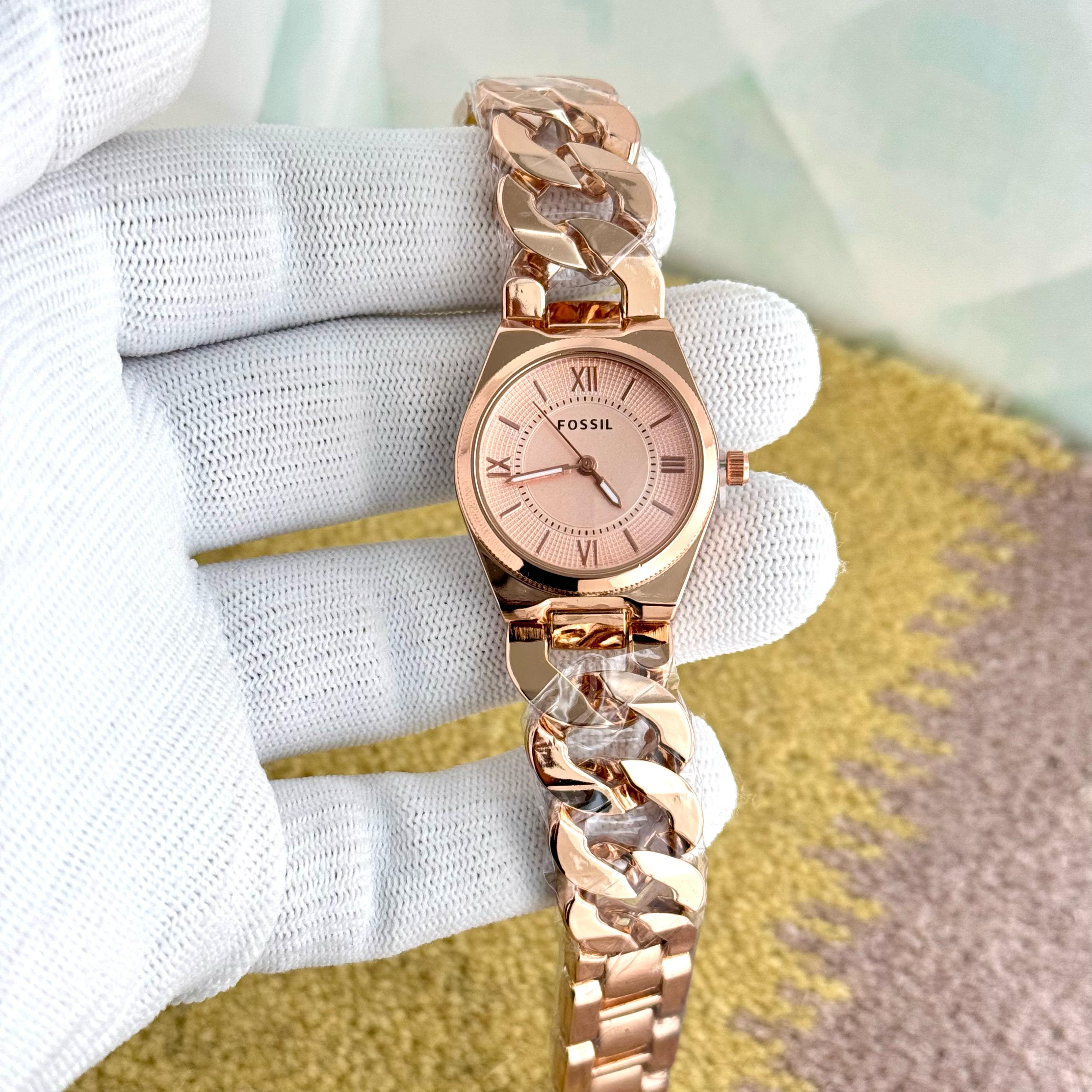 Fossil Chain Link Bracelet