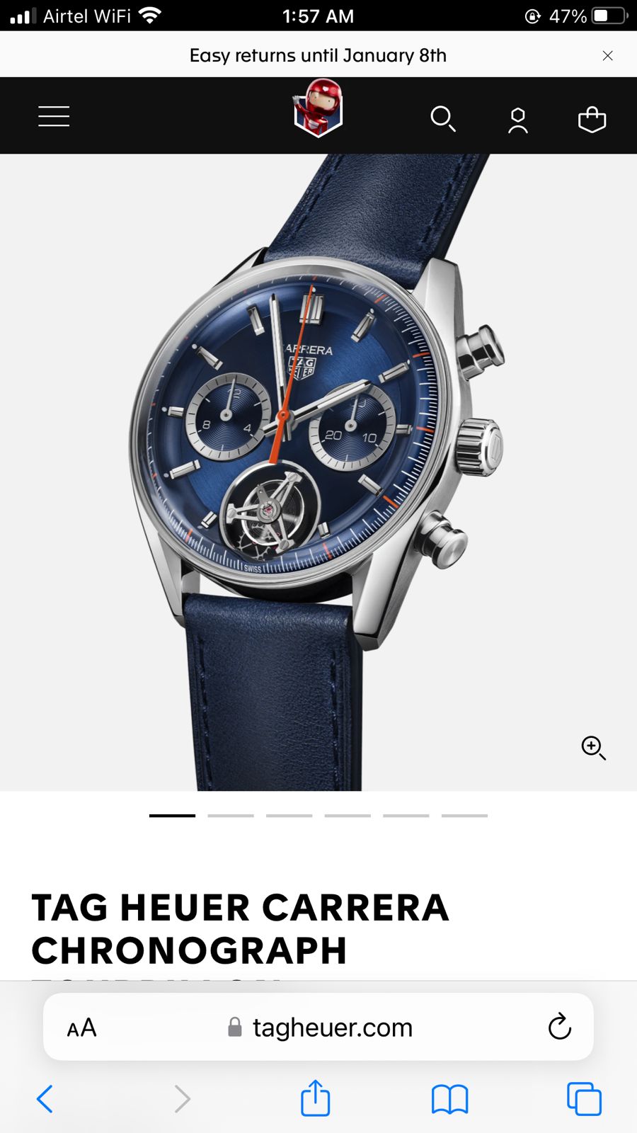 Tag Heuer Carrera Tourbillon Collection