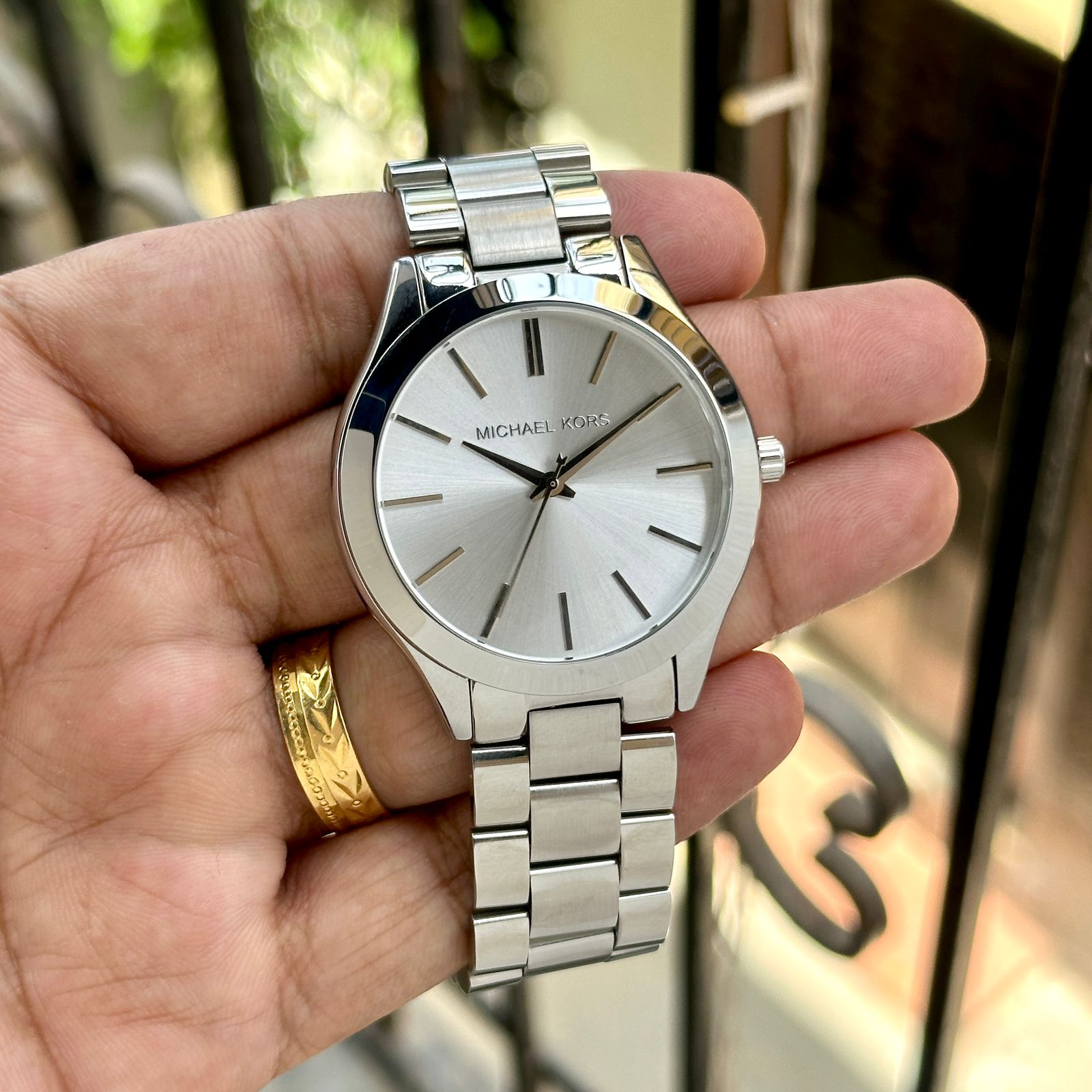Michael Kors Slim Runway Zebra Dial