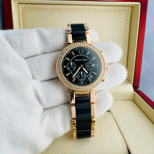 Michael Kors Crystal-Paved Bezel